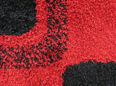 ALFOMBRA IDETEX DISEÑO D1 SHAGGY ROJO - 3
