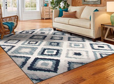 ALFOMBRA IDETEX HEATSET RETRO 160 X 235 CM AZUL MARINO - 4