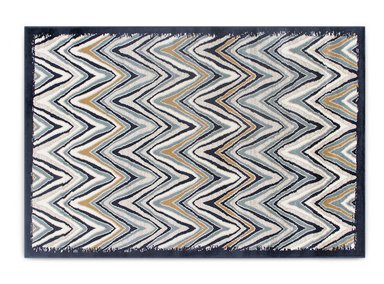 ALFOMBRA IDETEX HEATSET RAINBOW 200 X 285 CM AZUL MARINO - 1