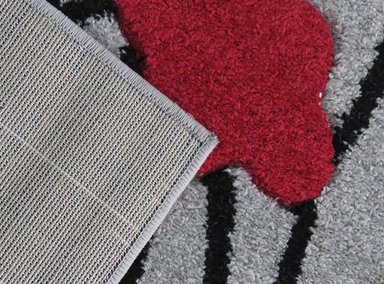 ALFOMBRA IDETEX CARVED FLORIDA D2 150 X 200 CM ROJO - 4