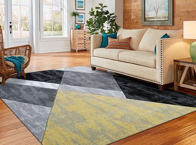 ALFOMBRA IDETEX CARVED FLORIDA D3 170 X 230 CM AMARILLO - 5