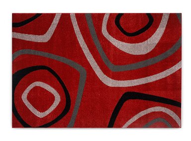 ALFOMBRA IDETEX FRIZE CARVED D2 RED 150 X 200 - 1