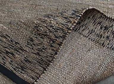 ALFOMBRA IDETEX MELANGE NATURAL 160 X 230 CM NEGRO - 4