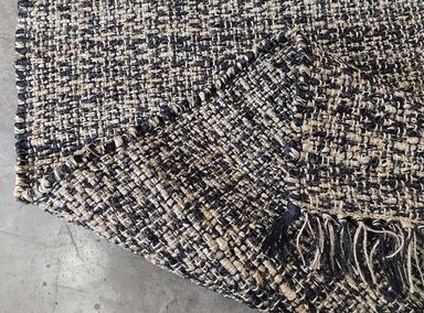 ALFOMBRA IDETEX MELANGE NATURAL 60 X 90 CM NEGRO - 3