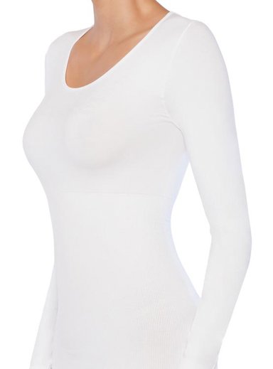 POLERA BASICA FAJA MANGA LARGA MONARCH - 1