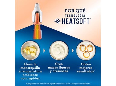BATIDORA DE MANO OSTER® TECNOLOGIA HEATSOFT - 3