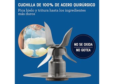 LICUADORA OSTER BLSTPEG-RPB VASO VIDRIO 6 VELOCIDADES MÁS PULSO - 6