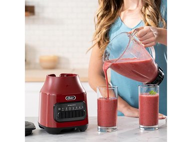 LICUADORA OSTER BLSTPEG-RPB VASO VIDRIO 6 VELOCIDADES MÁS PULSO - 10