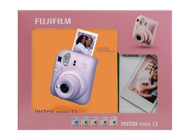 COMBO CÁMARA INSTANTÁNEA FUJI INSTAX MINI 12 LILA + FILM 10 - 3
