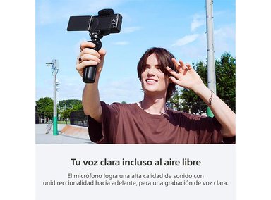 CÁMARA VÍDEO DEPORTIVA SONY ZV-1F WI-FI BLUETOOTH 20.1 MP VIDEOBLOGS - 12