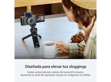 CÁMARA VÍDEO DEPORTIVA SONY ZV-1F WI-FI BLUETOOTH 20.1 MP VIDEOBLOGS - 6