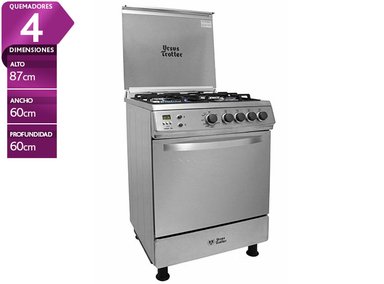 COCINA A GAS NATURAL URSUS TROTTER 4 PLATOS EURO 60 PRO GN - 1