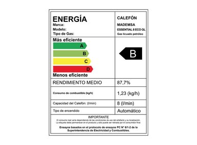 CALEFONT GAS LICUADO 8 L MADEMSA TIRO NATURAL ESSENTIAL ECO - 7