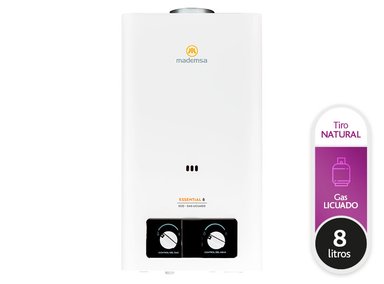 CALEFONT GAS LICUADO 8 L MADEMSA TIRO NATURAL ESSENTIAL ECO - 1
