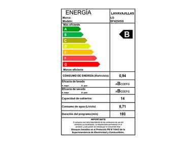 LAVAVAJILLAS LG 14 PLATOS STEEL DF425HSS.AASPECL - 10
