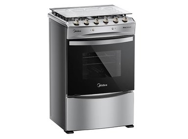 COCINA A GAS MIDEA MCG-4QPI24NS 4 PLATOS GRIS - 2