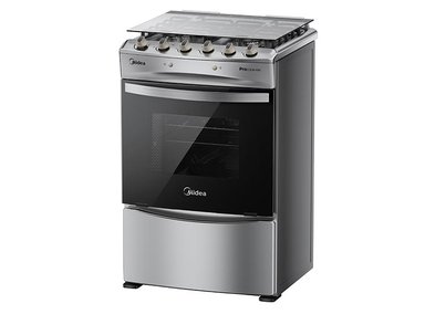 COCINA A GAS MIDEA MCG-4QPI24NS 4 PLATOS GRIS - 3