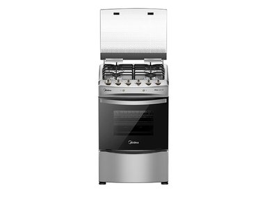 COCINA A GAS MIDEA MCG-4QPI24NS 4 PLATOS GRIS - 6