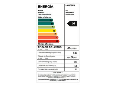 LAVADORA LG 19 KG CARGA SUPERIOR SMART MOTION WT19MVTB - 11