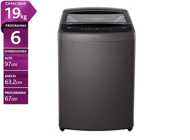LAVADORA LG 19 KG CARGA SUPERIOR SMART MOTION WT19MVTB - 1