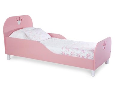 CAMA TRANSICION KIDSCOOL INFANTIL MADERA ROSADO - 1