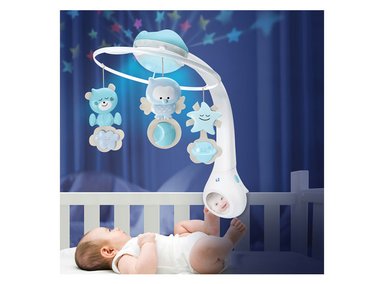 MÓVIL BEBE INFANTINO PROYECTOR MUSICAL 3 EN 1 AZUL - 5