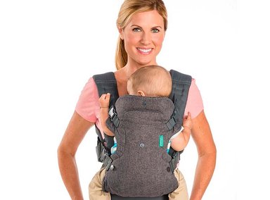 PORTA BEBÉ FLIP 4 EN 1 GRIS INFANTINO - 4