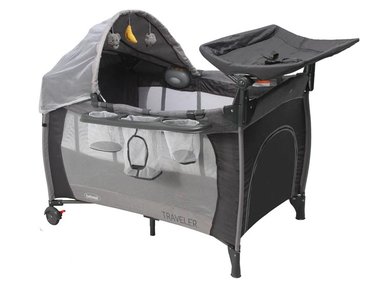 CUNA CORRAL PACK & PLAY TRAVELER BALANCIN MUDADOR MUSICAL - 1