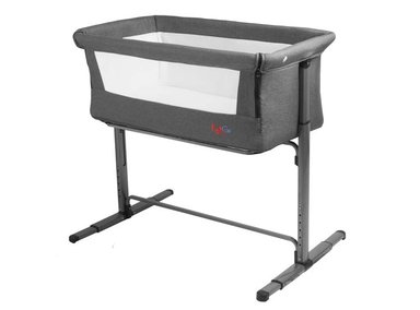 CUNA COLECHO BEBE MYSIDE KIDGO CON BOLSO GRIS BEBESIT - 2