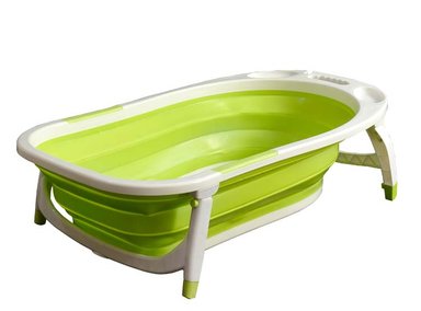 BAÑERA KIDSCOOL PLEGABLE VERDE - 1