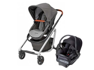 COCHE TRAVEL SYSTEM MAXI COSI LILA NOMAD GRIS - 1