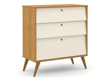 CÓMODA KIDSCOOL GOLD ECOWOOD MADERA GRIS - 1