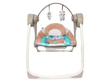 SILLA NIDO MECEDORA BEBEGLO MUSICAL RS-17740 GRIS - 2