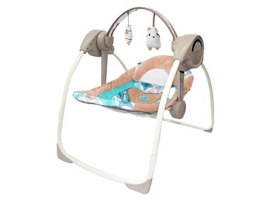 SILLA NIDO MECEDORA BEBEGLO MUSICAL RS-17740 GRIS - 9