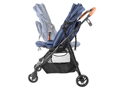 COCHE PASEO INFANTI ZURI 360° ACERO AZUL - 4