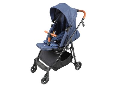 COCHE PASEO INFANTI ZURI 360° ACERO AZUL - 1