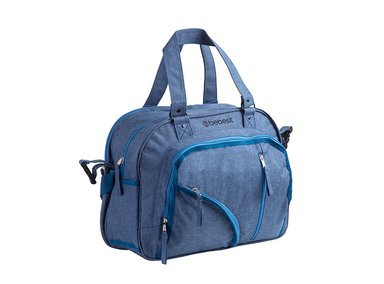 BOLSO MATERNAL BEBESIT 318SX CON PORTA MAMADERA Y MUDADOR DENIM - 1