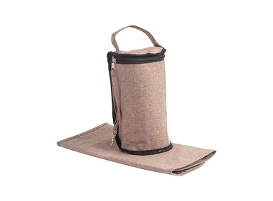 BOLSO MATERNAL BEBESIT 318SX CON PORTA MAMADERA Y MUDADOR OLIVA CLARO - 3