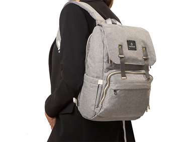 MOCHILA MATERNAL BEBESIT PAÑALERA 2191 GRIS CLARO - 5
