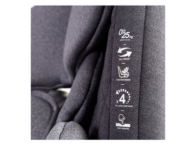 SILLA DE AUTO BEBESIT BEBE CONVERTIBLE ARIES GRIS OSCURO - 8