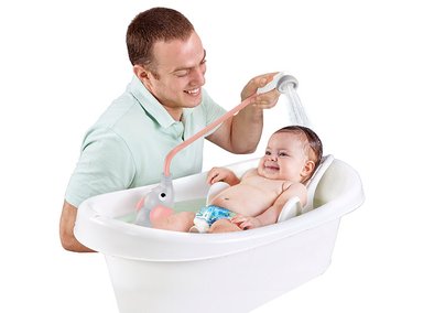 JUEGO DE BAÑO ELEFANTE DUCHA INTERACTIVO ROSADO INFANTIL BEBÉ - 3