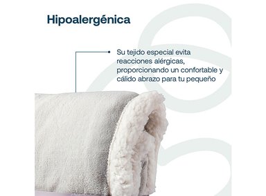 MANTA SHERPA DE POLAR GRIS BEBESIT - 3