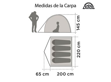 CARPA DOITE ANDINA 4 PERSONAS - 10