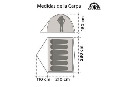 CARPA DOITE ANDINA 6P - 10