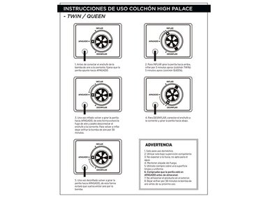 COLCHÓN INFLABLE ELÉCTRICO DOITE HIGH PALACE TWIN - 9