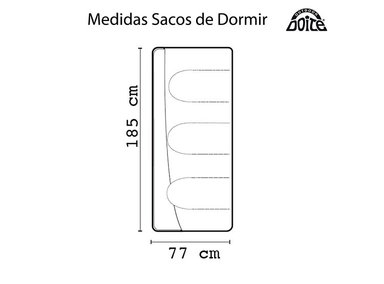 SACO DE DORMIR DOITE TEMPO NAVY - 3