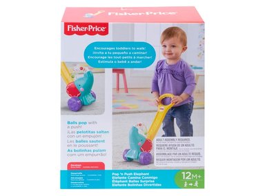 JUEGO ARRASTRE FISHER PRICE ELEFANTE CAMINA CONMIGO - 6