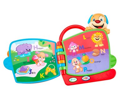 FISHER PRICE RÍE Y APRENDE LIBRO ABC DE PERRITO - 1