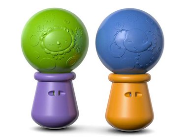 JUGUETE FISHER PRICE MARACAS DE ANIMALITOS - 4