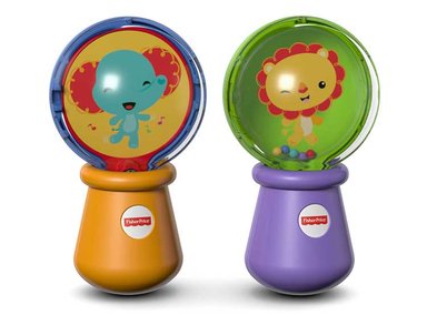 JUGUETE FISHER PRICE MARACAS DE ANIMALITOS - 1